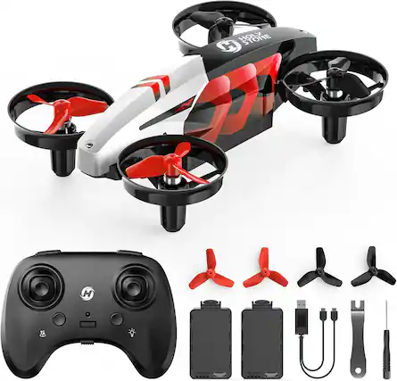 Front. Holy Stone - Holy Stone HS210T 2-in-1 Transforming Mini Drone with Land and Flight Modes - Red.