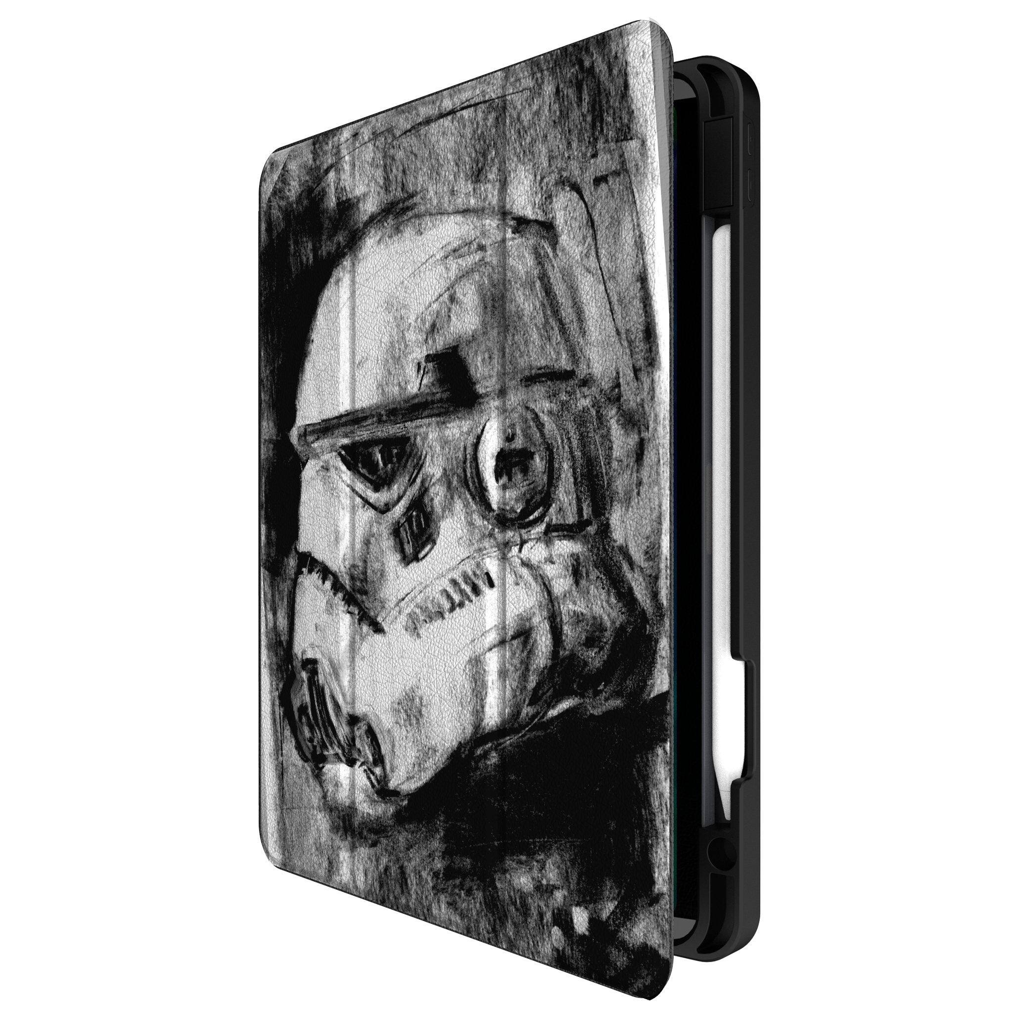 Angle. Keyscaper - Star Wars: A New Hope Portrait Tablet Case - Apple iPad Pro 11in (3rd/2nd/1st Gen) - Stormtrooper.