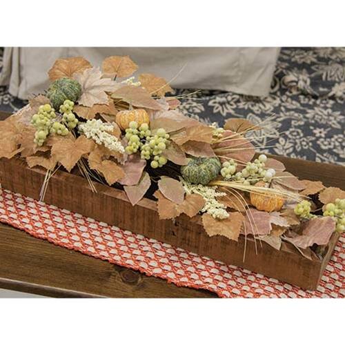 Angle. BreeBe - Wind Washed Fall Foliage Teardrop 28" - Multi.