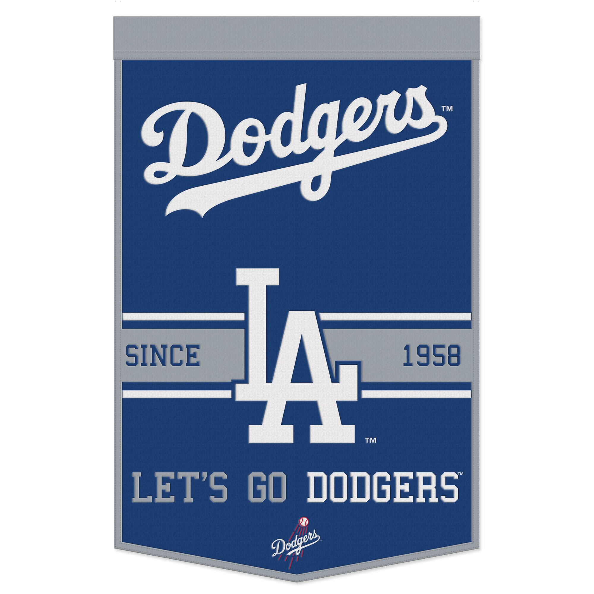 WinCraft - Los Angeles Dodgers 24" x 38" Slogan Banner - Multicolor
