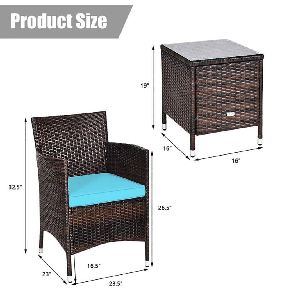 Product Size

- Chair: 32.5" H x 23.5" W x 23" D
- Seat: 16.5" W x 16" D
- Table: 19" H x 16" W x 26.5" D