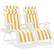 Front. Best Choice Products - Best Choice Products Set of 2 Zero Gravity Lounge Chair Recliners for Patio, Pool w/ Cup Holder Tray - Marigold Striped - Marigold Striped.