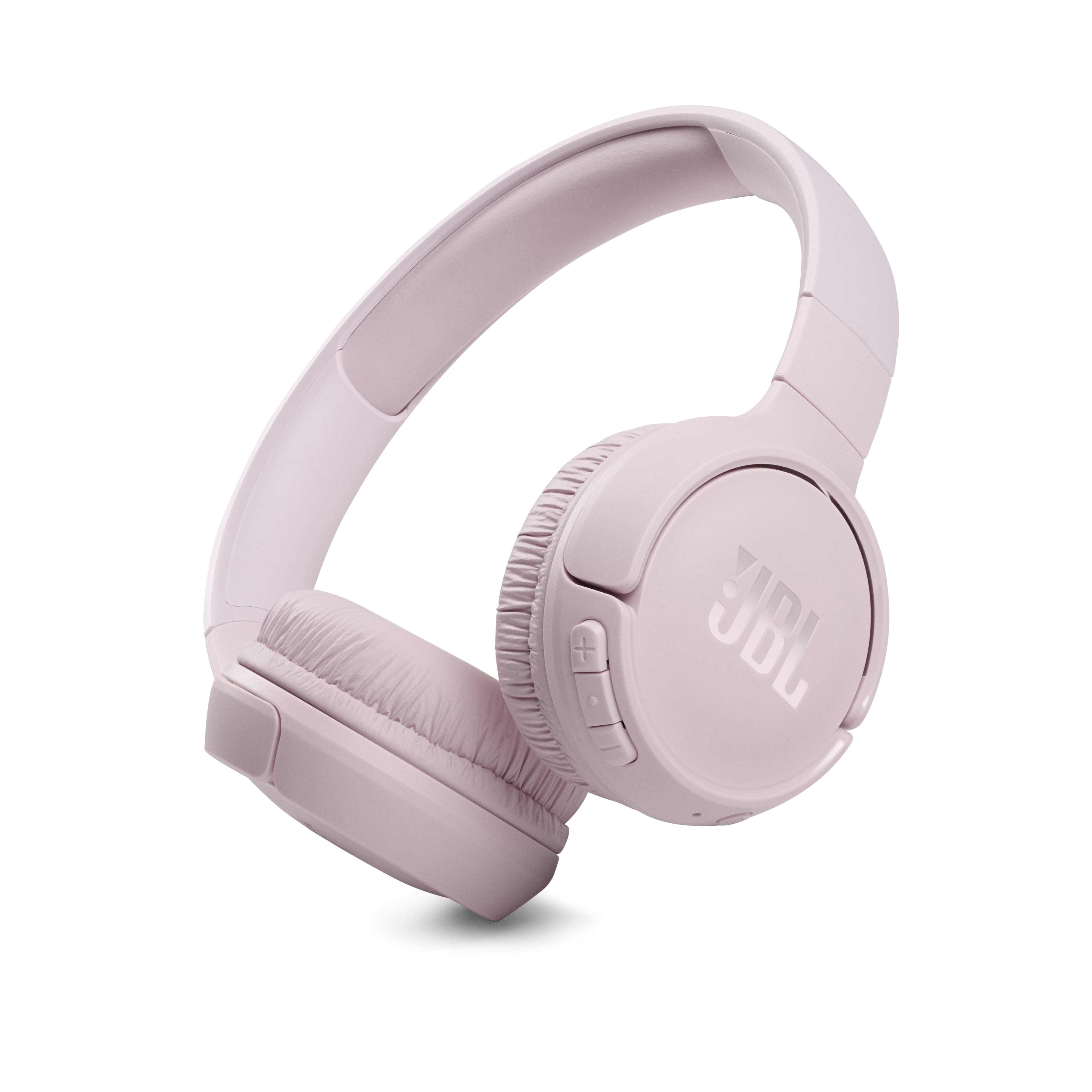 Angle. JBL - Tune 510BT Wireless On-Ear Headphones - Pink - Rose.