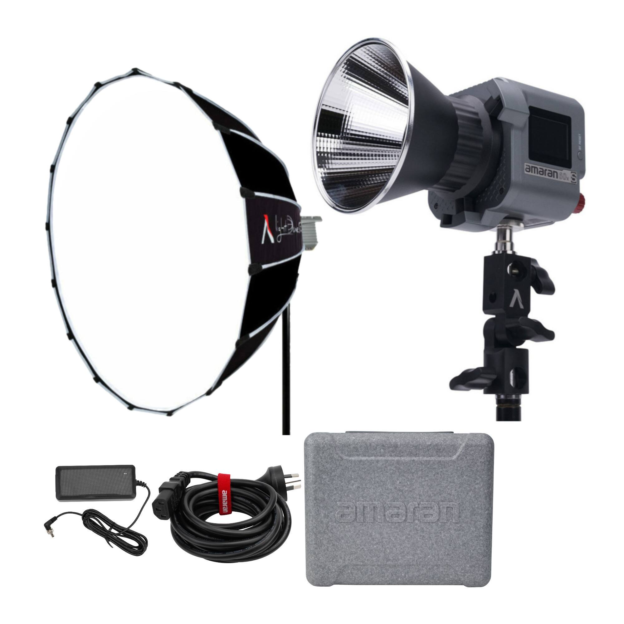 Aputure - Amaran COB 60x S LED Monolight with Light Dome SE Softbox Bundle