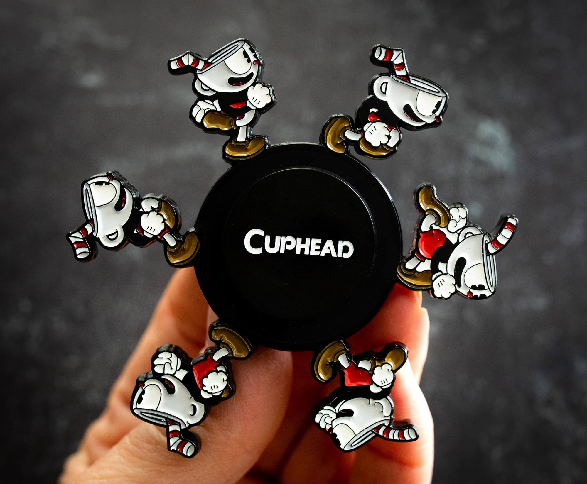 Toynk Cuphead Running 3 Inch Fidget Toy Spinner Red 608712 - Best Buy