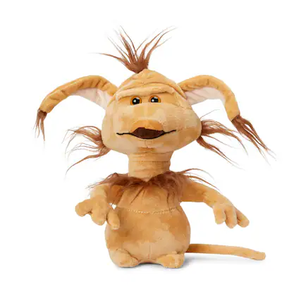 Front. Star Wars - Stuffed Star Wars Plush Toy - 7" Talking Salacious Crumb Doll - Brown.