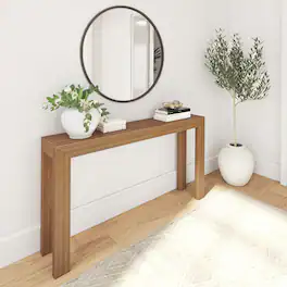 Plank+Beam - Modern Console Table (56in / 1420mm) - Pecan