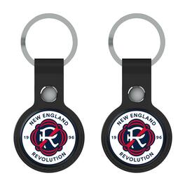 Keyscaper - New England Revolution New England Revolution Two-Pack Insignia AirTag Holders - No Size - Black