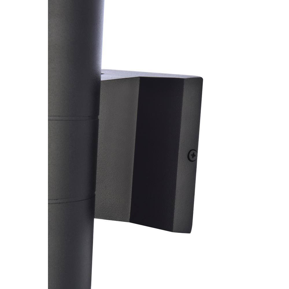 Alt View 2. Living District - Raine Outdoor Wall in black - Black.