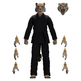Icon Heroes - Zoo Jitsu Fighters 6 Inch Action Figure | Tiago the Tiger with Gi - Black
