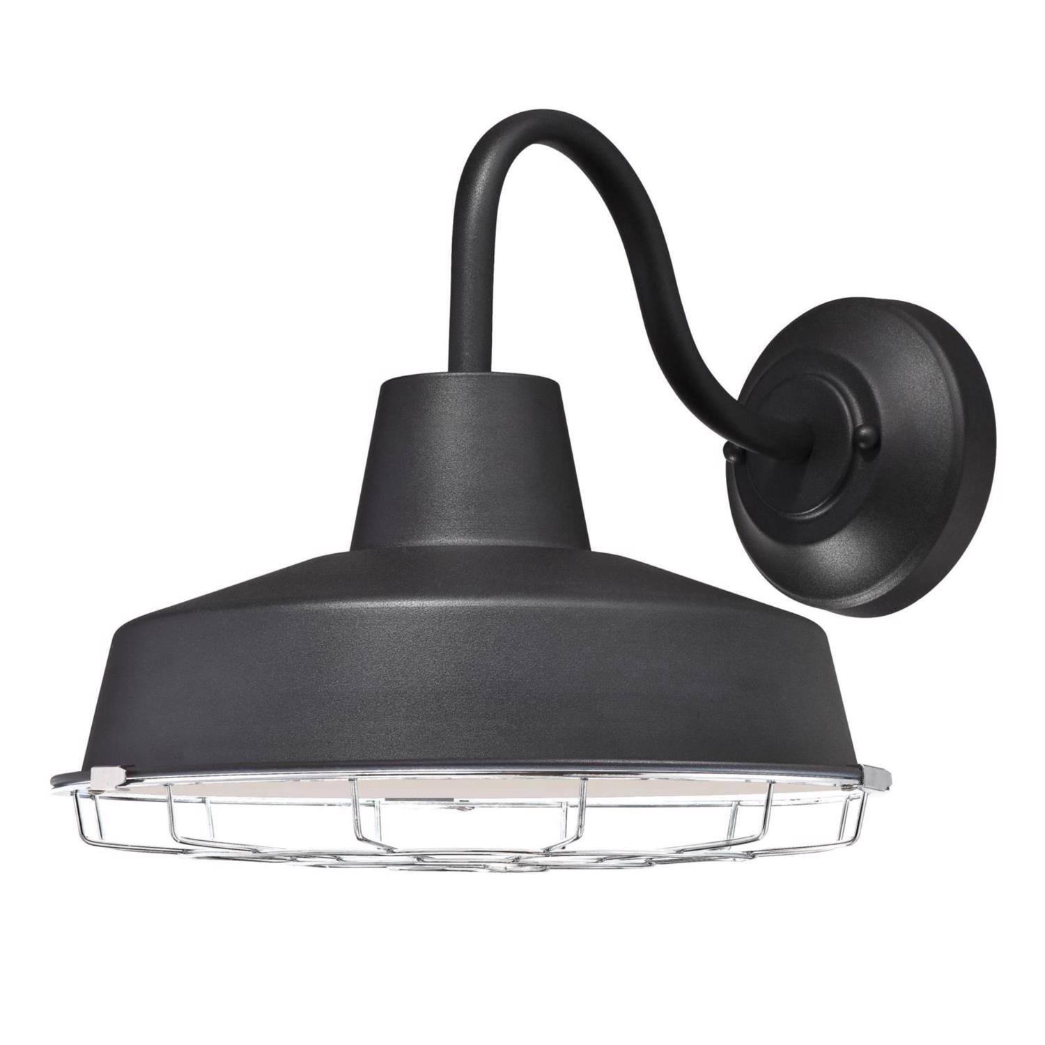 Left. Westinghouse - Westinghouse Academy 1-Light Textured Black Wall Sconce.