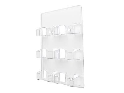 Alt View 1. Deflecto - Deflect-O Wall Mounted Card Holders, Clear (70601) - Clear.