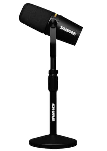 Shure MV7+ Podcast Microphone + Stand USB C & XLR Outputs for Shure MV7+ Podcast Microphone + Stand USB C & XLR Outputs for