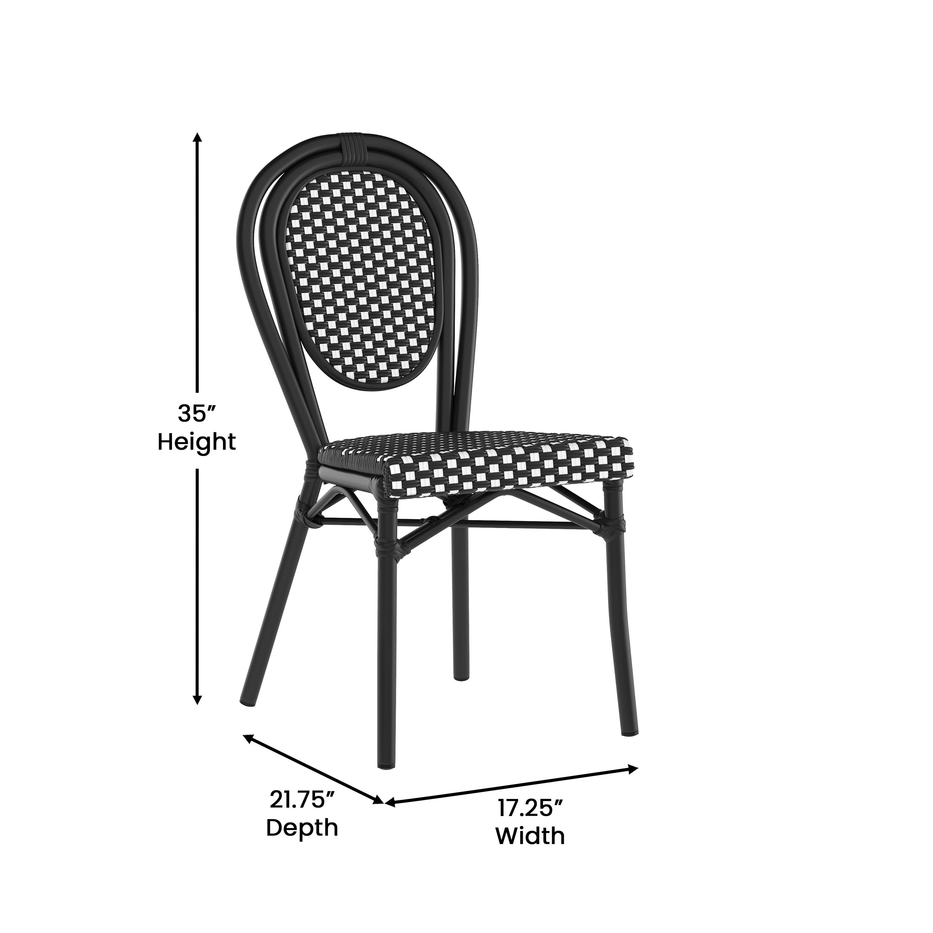 35" Height, 21.75" Depth, 17.25" Width