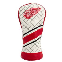 Team Golf - Detroit Red Wings Striped Quilted Fairway Headcover - Multicolor
