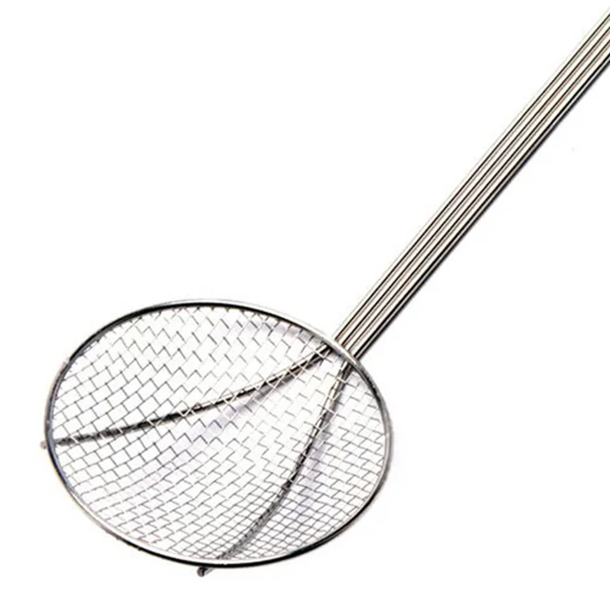 Alt View 10. Bayou Classic - Bayou Classic 36-Inch Mesh Skimmer, Long Handle Wire Scoop for Stockpots, Silver.