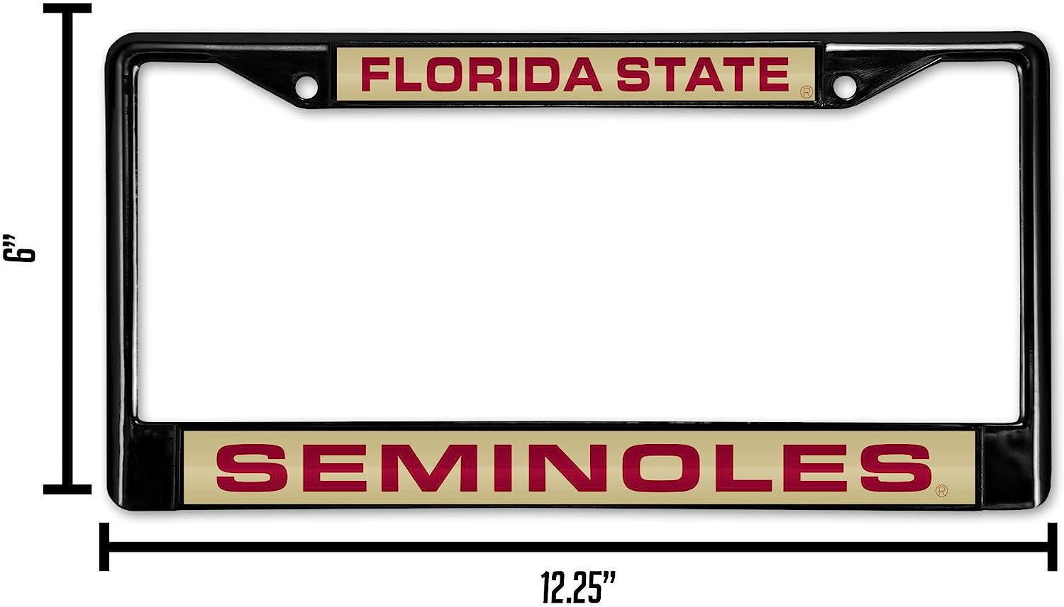 FLORIDA STATE  
SEMINOLES  

6"  
12.25"