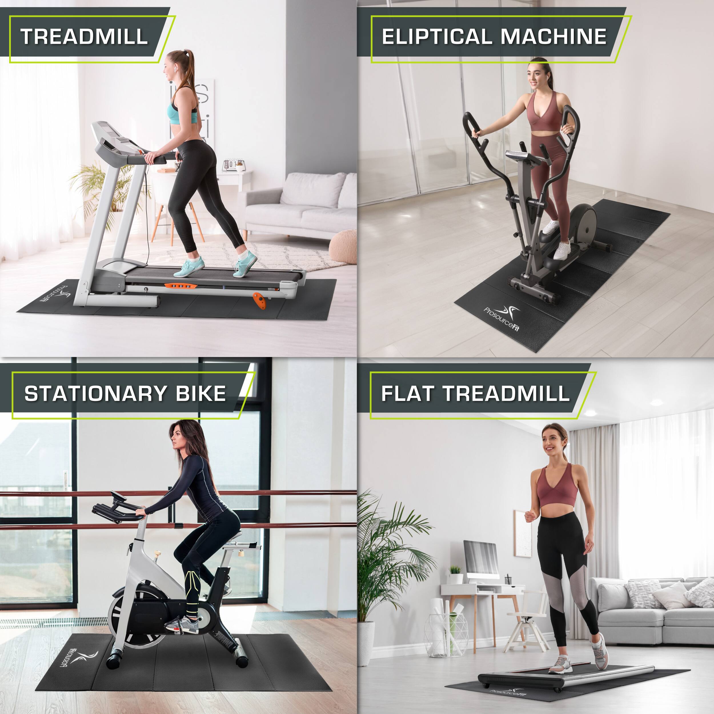 TREADMILL, ELIPTICAL MACHINE, STATIONARY BIKE, FLAT TREADMILL