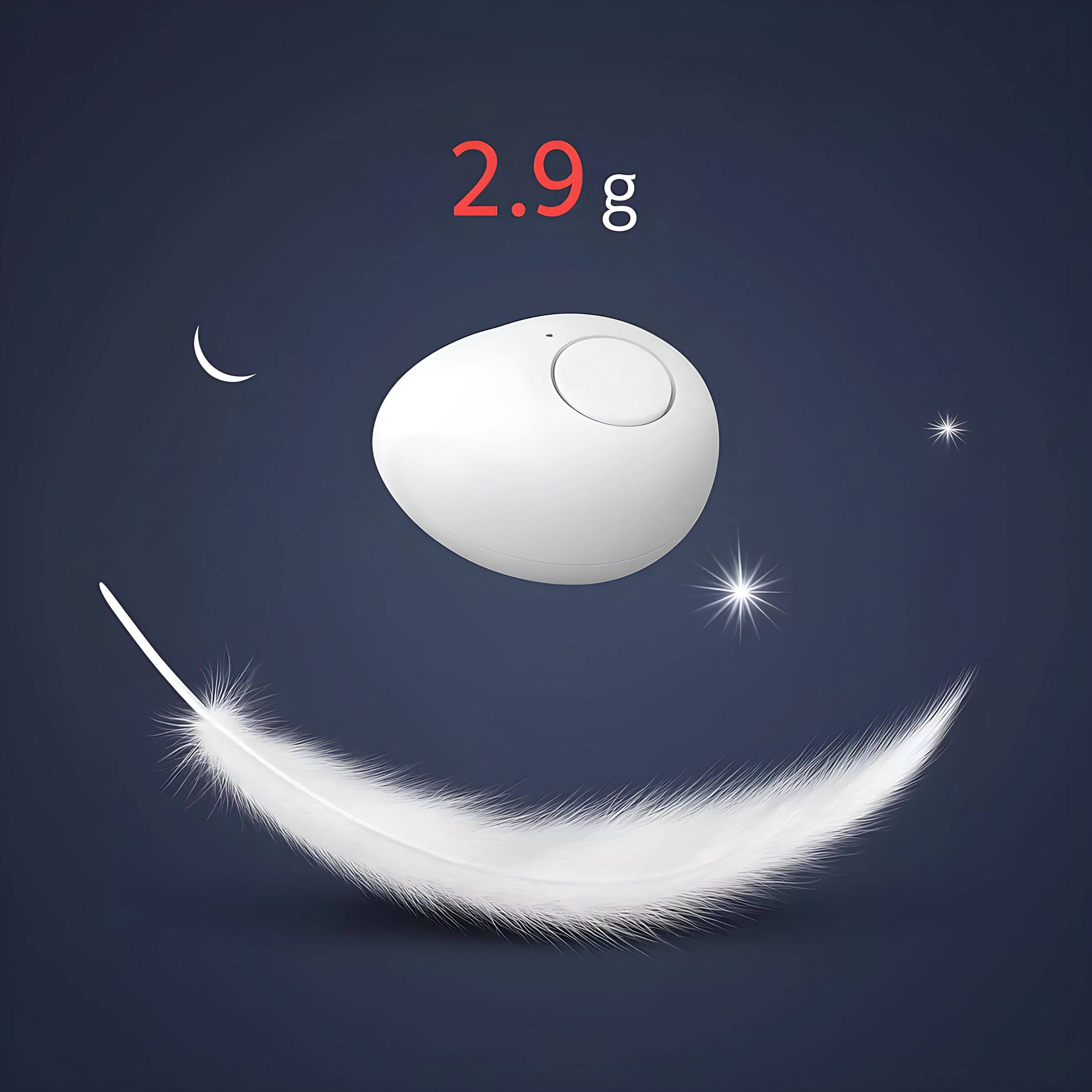 Back. Kitcheniva - Mini Invisible Bluetooth 5.2 Earbuds Wireless - White.