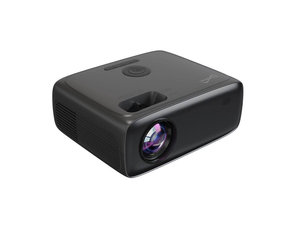 Alt View 10. Supersonic - Supersonic SC-282P Full HD 1080P LED Projector with Bluetooth, 7800 Lumens, LED 4" LCD, 40150" Display - Black.