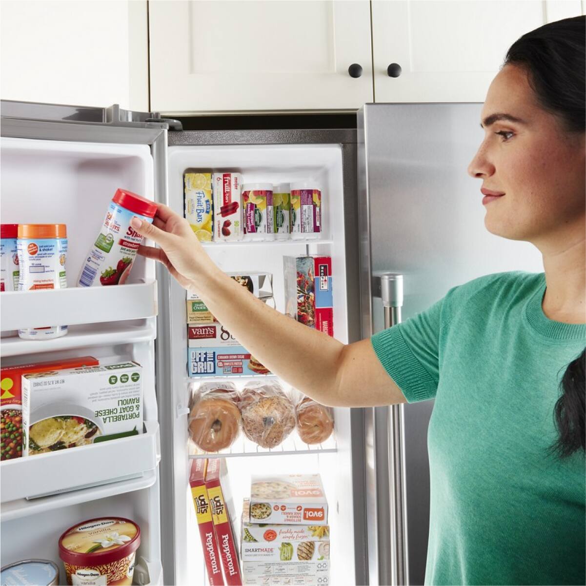 Sure, here is the corrected and grouped text from the image:

- Fruit D Bars
- T2 P E van's 8 FF 1 GRID RAVIOLI GOAT CHEESE PORTABELLA OAS
- udi pn is is T000L 1OA6
- SHARTHADE Pepperoni Pepperoni 0 o.

- Fruit Bars
- T2 P E van's 8 FF 1 GRID RAVIOLI GOAT CHEESE PORTABELLA OAS
- udi pn is is T000L 1OA6
- SHARTHADE Pepperoni Pepperoni 0 o.