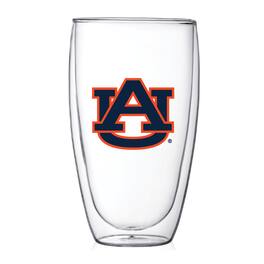 Indigo Falls - Auburn Tigers 15oz. Double Wall Thermo Glass - Multicolor