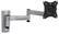 Alt View 6. Mount-It! - Full Motion Lockable RV TV Mount for 22–42" Screens, Tilts & Swivels (55° Up, 35° Down), 15.3" Extension, 33 lb Cap. - Silver.