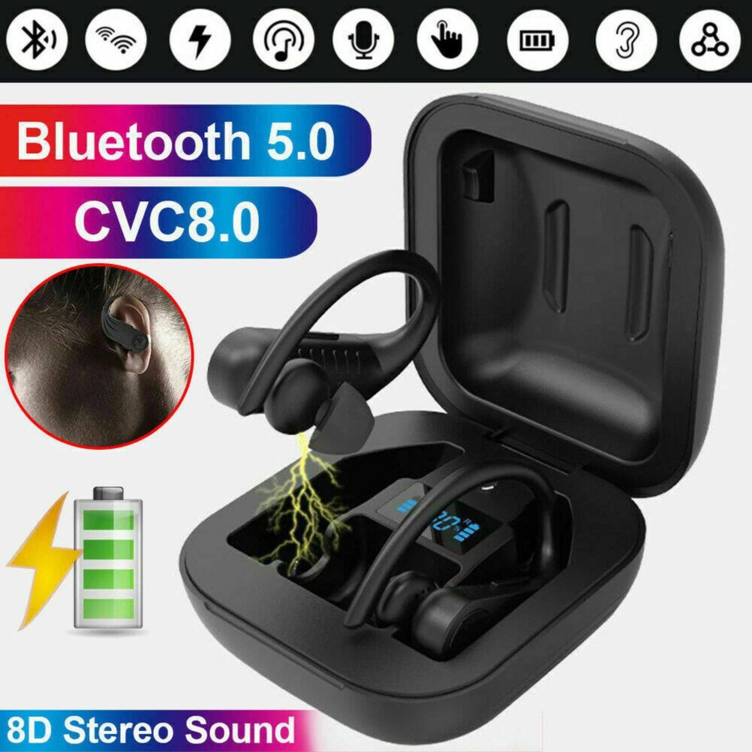 Bluetooth 5.0  
CVC8.0  
8D Stereo Sound