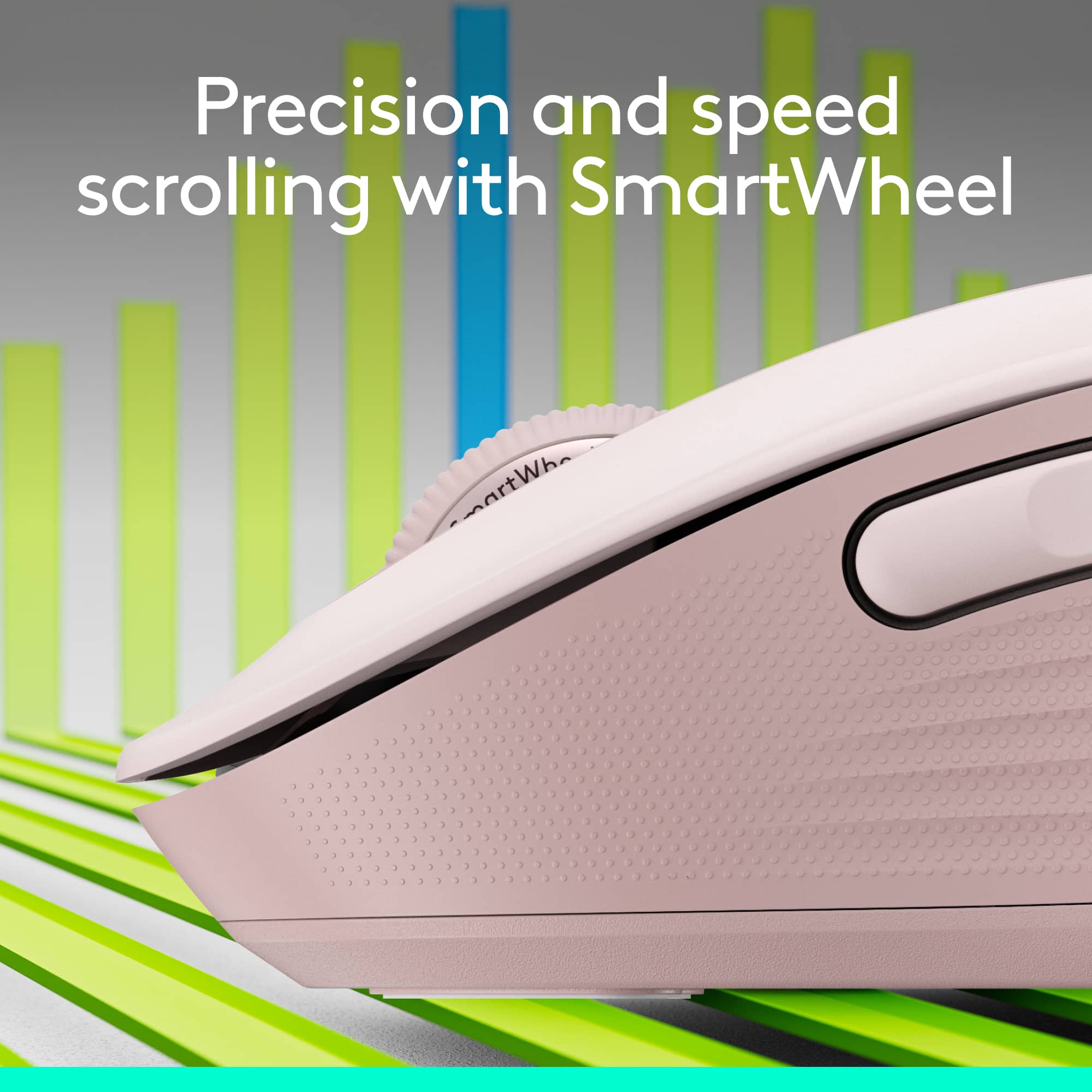 Precision and speed scrolling with SmartWheel.