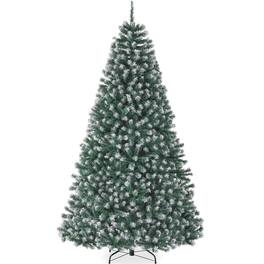 Best Choice Products - Artificial Frosted Christmas Tree, 7.5ft Premium Unlit Spruce Design, Dense Branches - Blue Spruce - Frosted Blue Spruce