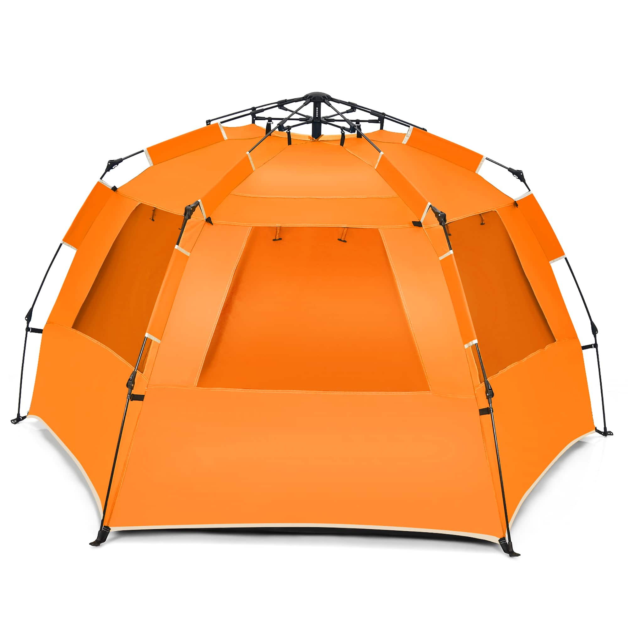 Costway 3-4 Person Easy Pop Up Beach Tent UPF 50Plus Portable Sun ...