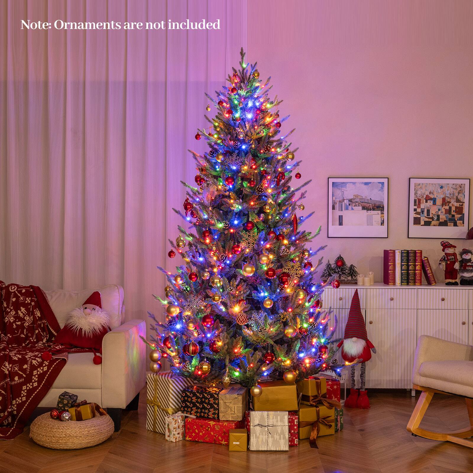 Note: Ornaments are not included