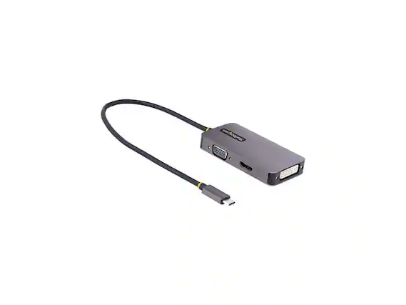 Front. StarTech.com - StarTech USB C to HDMI DVI VGA Video Adapter 118USBCHDMIVGADVI.