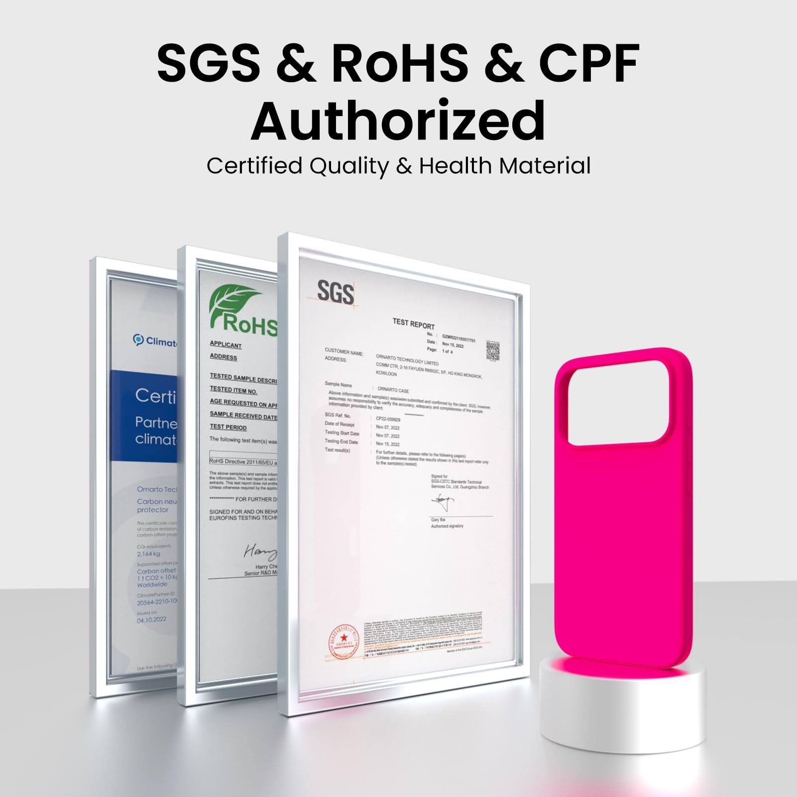 SGS & RoHS & CPF Authorized  
Certified Quality & Health Material  

SGS  
RoHS  
Climat  

Certified Partner  
Climat  

TEST REPORT  
SGS  

APPLICANT  
ADDRESS  

TESTED SAMPLE DESCRIPTION  
TESTED ITEM NO.  

AGE REQUESTED ON APPLICANT  
SAMPLE RECEIVED DATE  
TEST PERIOD  

The following - -t SGS TEST REPORT - - SUUTINES - ROONEAN - - - Twting T - - - A Diectve an 1BEU Cnoro Tec Carlon neu protector - FOR FURTIER - SUO FOR - - - n TESTING 1 - c 256480 - - Cortin cman 1000 14 abiebicin Hong ITY ON Seriar A - 20646-220 - OR 0.3003  

SGS  
RoHS  
Climat  

Certified Partner  
Climat  

TEST REPORT  
SGS  

APPLICANT  
ADDRESS  

TESTED SAMPLE DESCRIPTION  
TESTED ITEM NO.  

AGE REQUESTED ON APPLICANT  
SAMPLE RECEIVED DATE  
TEST PERIOD  

The following - -t SGS TEST REPORT