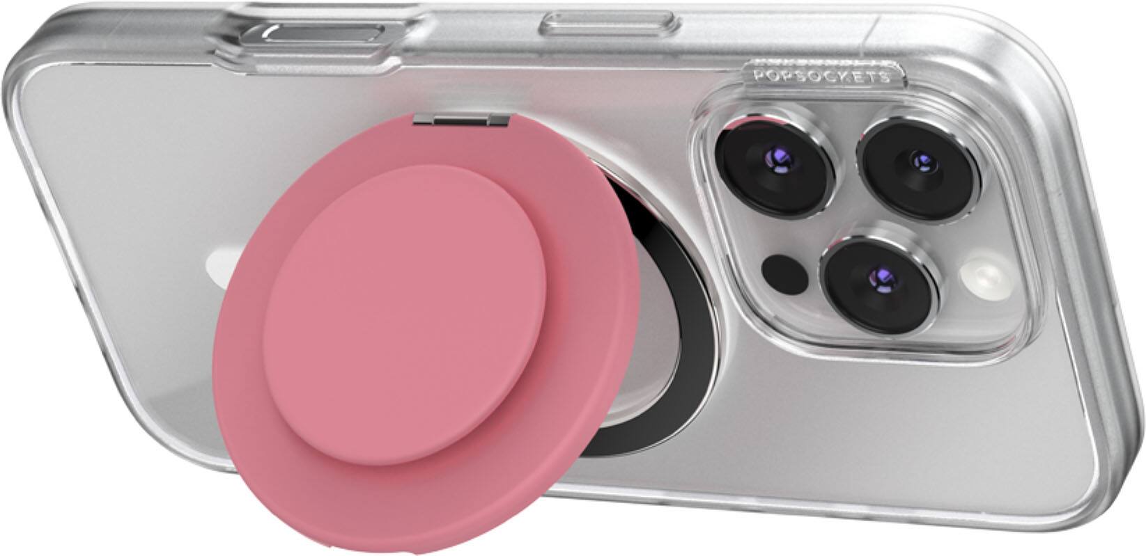 Alt View 3. PopSockets - MagSafe Kick-Out Universal Magnetic Grip & Stand with Adapter Ring for Cell Phones - Putty.
