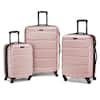 Front. Samsonite - Omni 3 Piece Hardside Luggage Nested Spinner Set 68311-1694 - Pink.