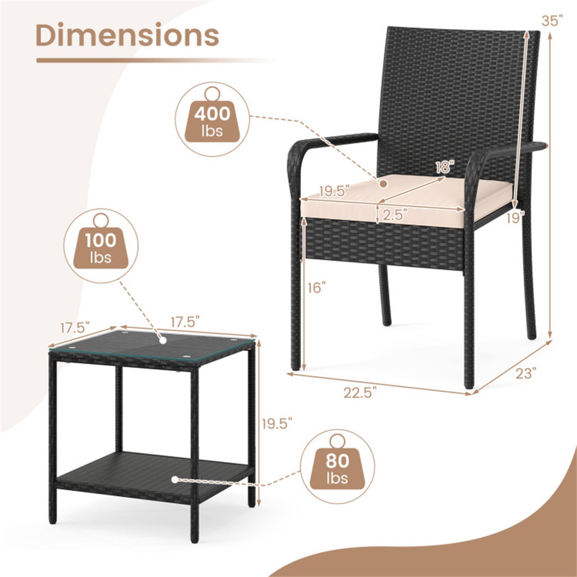 Dimensions:  
- 35"  
- 400 lbs  
- 100 lbs  
- 19.5"  
- 2.5"  
- 18"  
- 19"  
- 16"  
- 17.5"  
- 17.5"  
- 22.5"  
- 23"  
- 19.5"  
- 80 lbs