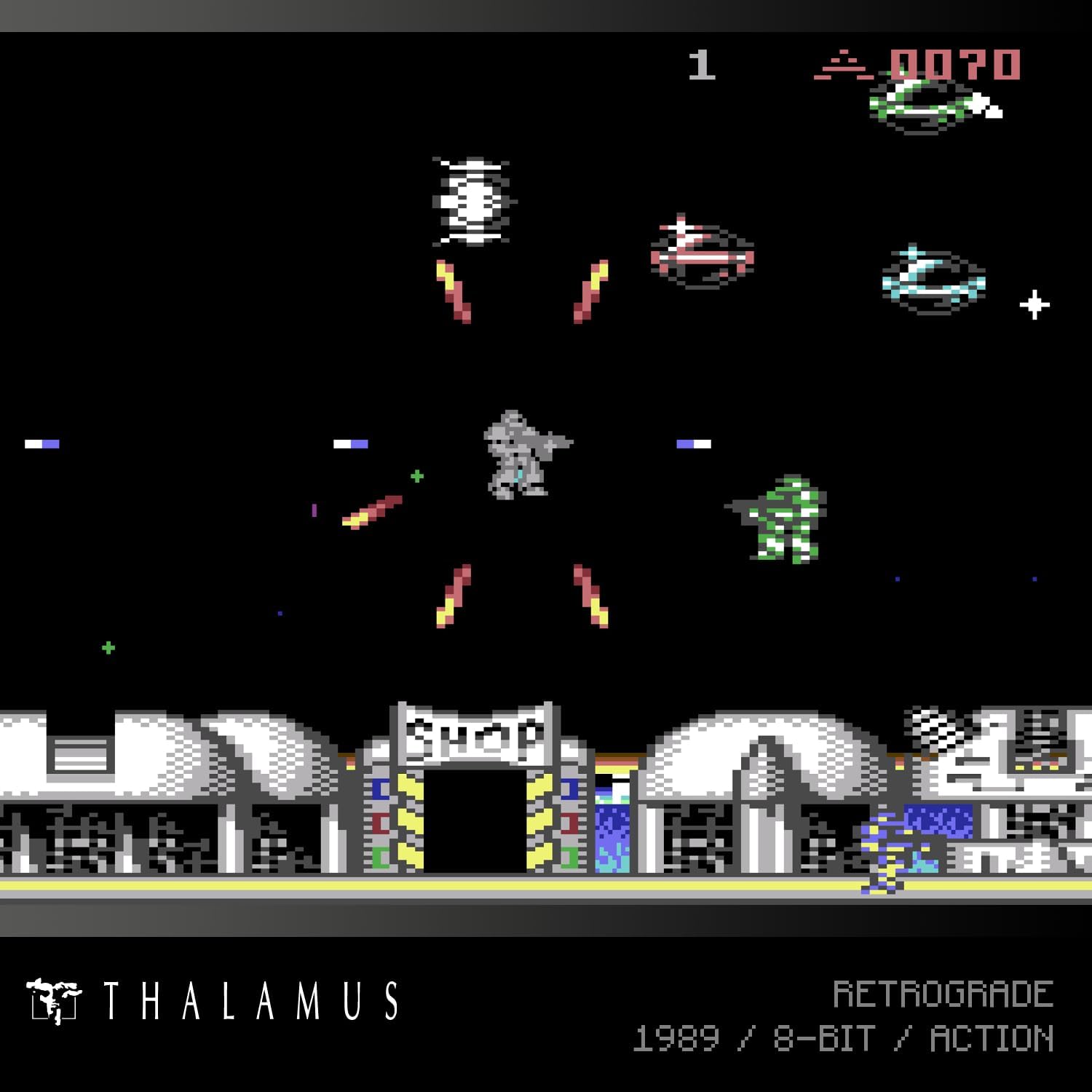 1 0070 + THALAMUS RETROGRADE 1989 / 8-BIT / ACTION