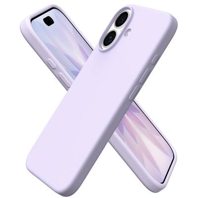 Ornarto - Designed for iPhone 17 Case 6.3", Liquid Silicone Soft Gel Rubber Shockproof Protective Case - Light Purple Ornarto - Designed for iPhone 17 Case 6.3", Liquid Silicone Soft Gel Rubber Shockproof Protective Case - Light Purple