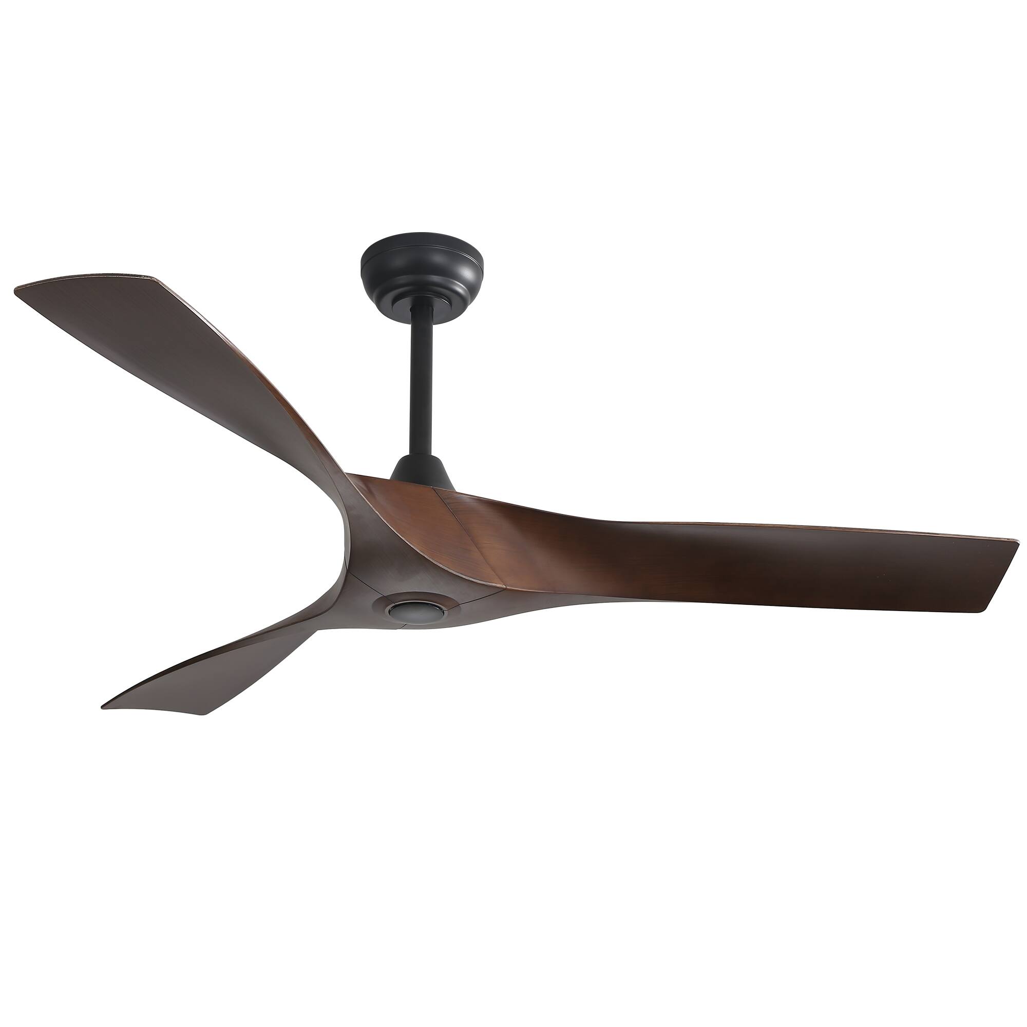 Front. APRILSOUL - Quiet 6 Speed Reversible DC Ceiling Fan Remote 65 Energy Saving Indoor Outdoor - Black.