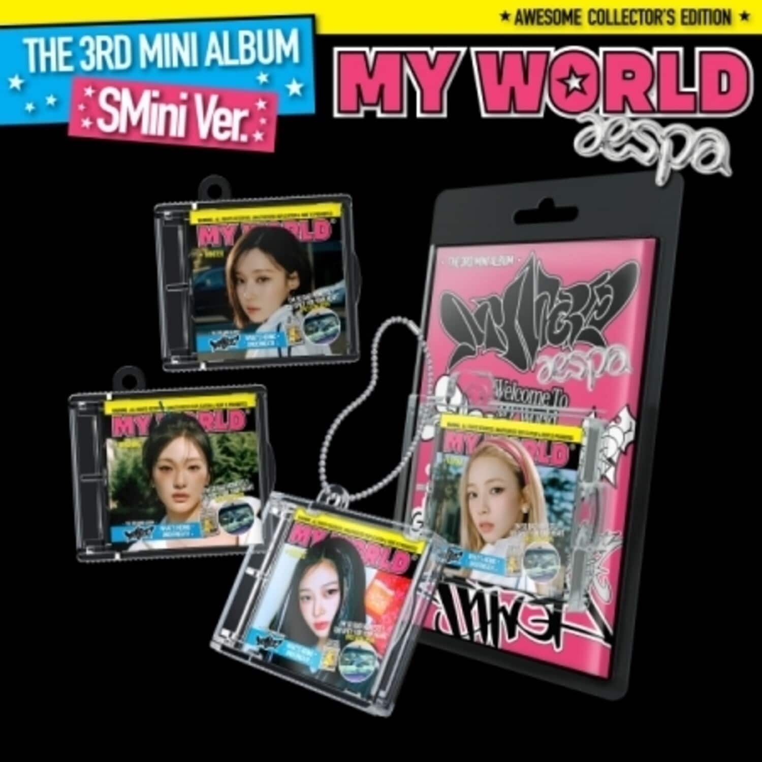 Aespa - My World - SMini Version - Random Cover - incl. Keyring Ball Chain, Music NFC Card + - DISCLESS DIGITAL [Digital Download] price history on PriceWatchPro