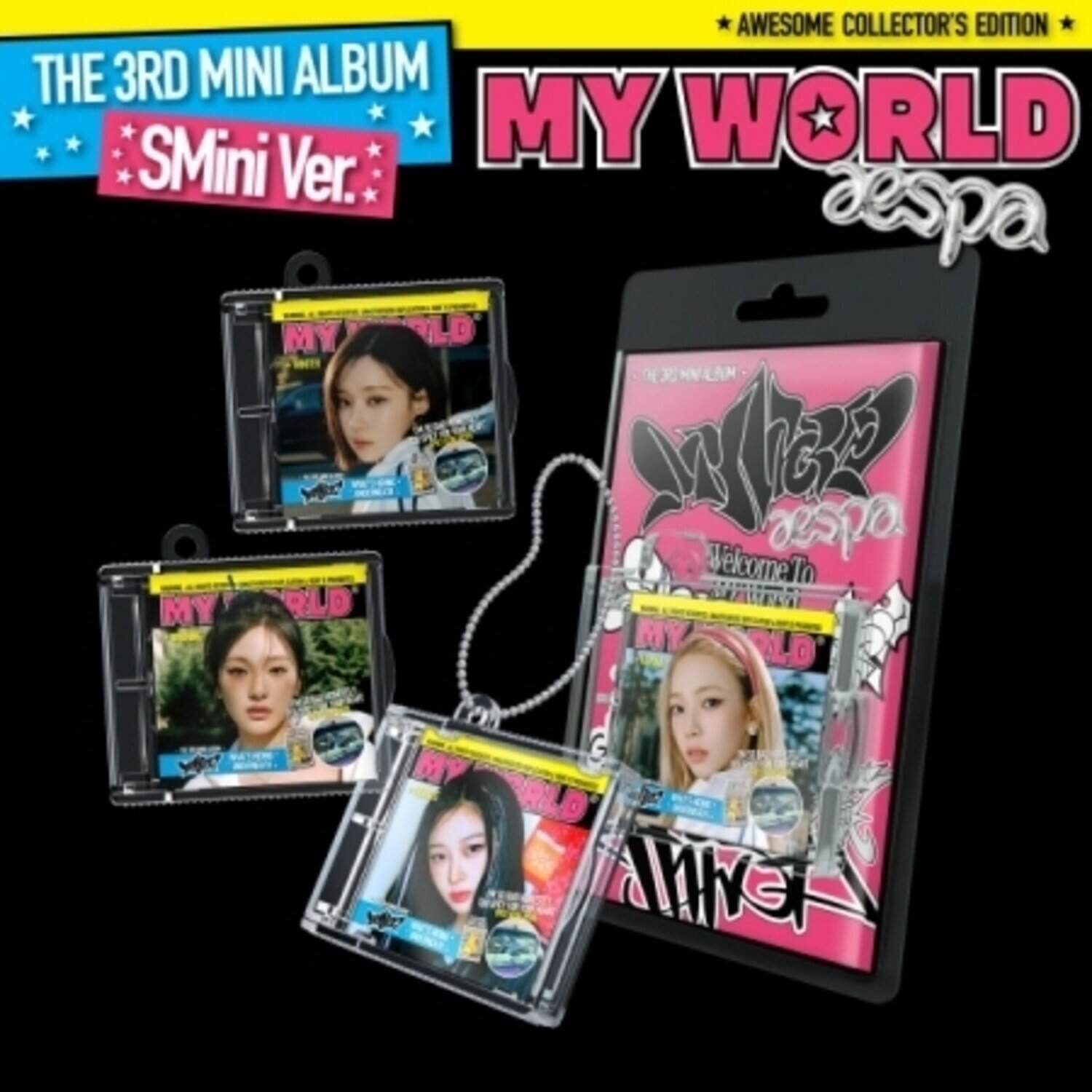 AWESOME COLLECTOR'S EDITION  
THE 3RD MINI ALBUM  
SMini Ver.  
MY WORLD  
despa