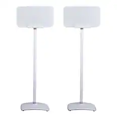 Front. Sanus - Sanus Wireless Speaker Stands Designed for Sonos Five and Play: 5 Speakers - Pair - White.