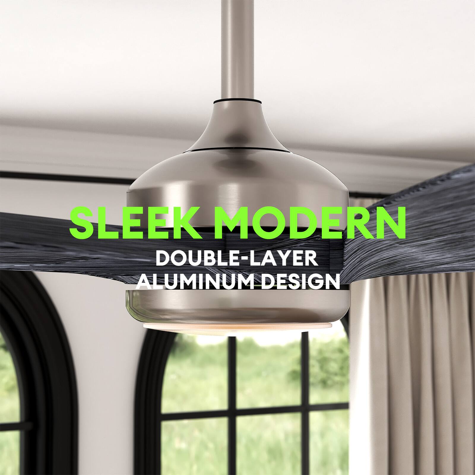 SLEEK MODERN DOUBLE-LAYER ALUMINUM DESIGN