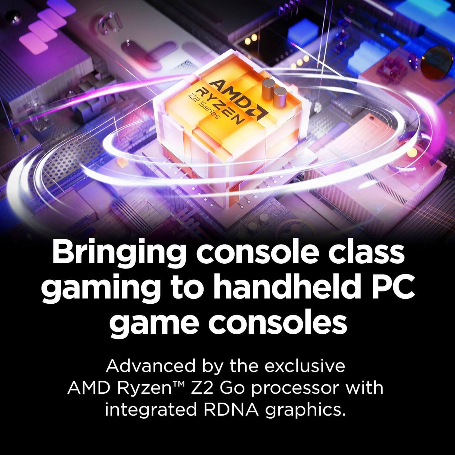 Z2 AMD2 Series  
Bringing console class gaming to handheld PC game consoles  
Advanced by the exclusive AMD Ryzen™ Z2 Go processor with integrated RDNA graphics.