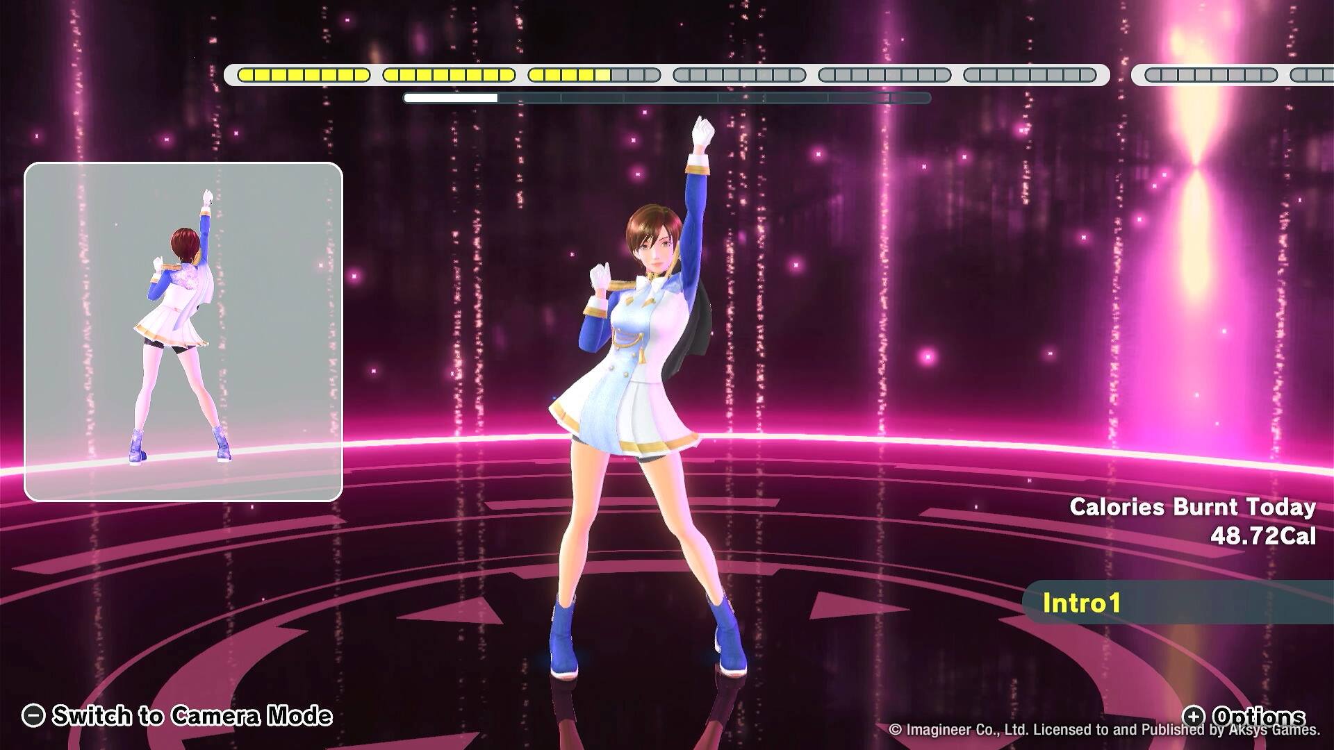 Intro 1 = Switch to Camera Mode + Options
Imagineer Co., Ltd. Licensed to and Published by Aksys Games.