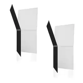 V-FLAT WORLD - Foldable V-Flat 2.0, Black/White, 2-Pack