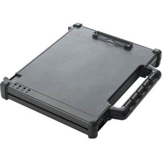Rugged Carrying Case (Bi-fold) Brother Printer - Drop Resistant, Bump Resistant - Polycarbonate, Rubber Exterior - Black