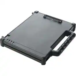 Rugged Carrying Case (Bi-fold) Brother Printer - Drop Resistant, Bump Resistant - Polycarbonate, Rubber Exterior - Black
