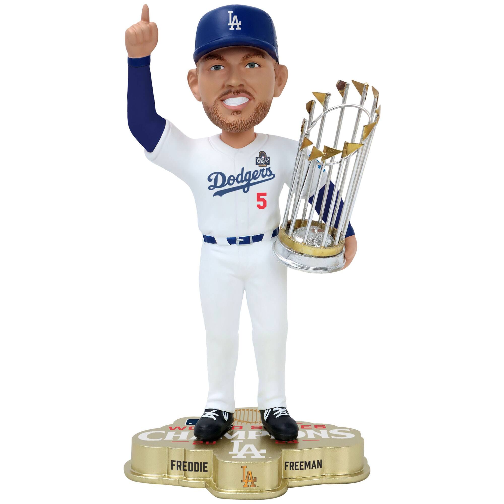Freddie Freeman Los Angeles Dodgers 2024 World Series Champions Exclusive 8" Bobblehead